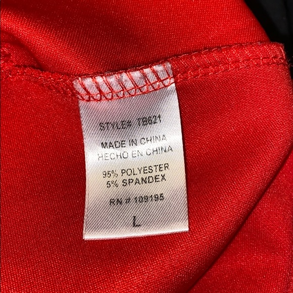 Love J Poly Spandex Ruffle Top - Picture 5 of 6